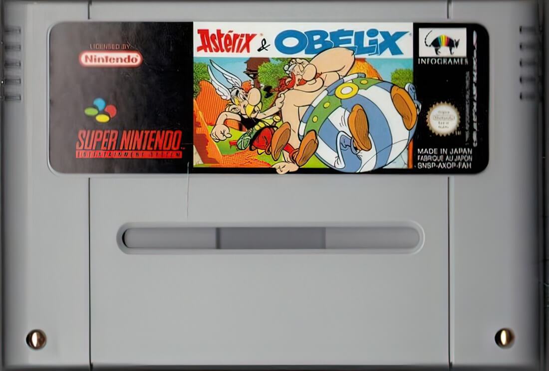 Лицензионный картридж Asterix & Obelix для Super Nintendo